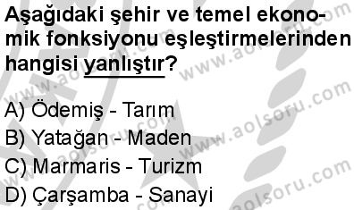 Seçmeli Coğrafya 1 Dersi 2024-2025 yılı 1. Dönem sınavı 5. Soru Seçmeli Coğrafya 1 Dersi 2024-2025 yılı 1. Dönem sınavı 5. Soru
