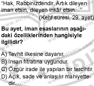 Din Kültürü ve Ahlak Bilgisi 1 Dersi 2024-2025 yılı 2. Dönem sınavı 6. Soru Din Kültürü ve Ahlak Bilgisi 1 Dersi 2024-2025 yılı 2. Dönem sınavı 6. Soru