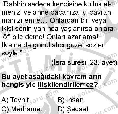 Din Kültürü ve Ahlak Bilgisi 2 Dersi 2024-2025 yılı 2. Dönem sınavı 7. Soru Din Kültürü ve Ahlak Bilgisi 2 Dersi 2024-2025 yılı 2. Dönem sınavı 7. Soru