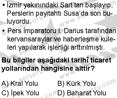Tarih 2 Dersi 2024-2025 yılı 2. Dönem sınavı 10. Soru Tarih 2 Dersi 2024-2025 yılı 2. Dönem sınavı 10. Soru