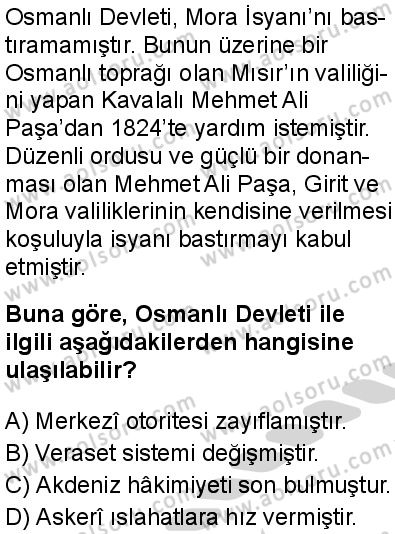 Seçmeli Tarih 2 Dersi 2024-2025 yılı 2. Dönem sınavı 4. Soru Seçmeli Tarih 2 Dersi 2024-2025 yılı 2. Dönem sınavı 4. Soru