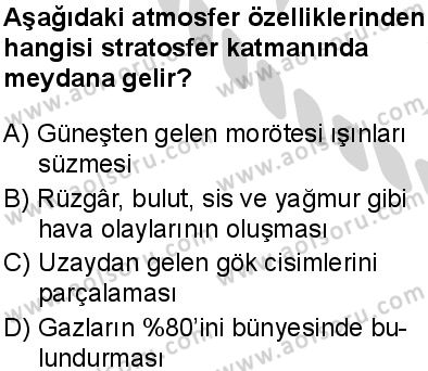 Coğrafya 1 Dersi 2024-2025 yılı 2. Dönem sınavı 6. Soru Coğrafya 1 Dersi 2024-2025 yılı 2. Dönem sınavı 6. Soru