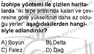 Coğrafya 1 Dersi 2024-2025 yılı 2. Dönem sınavı 8. Soru Coğrafya 1 Dersi 2024-2025 yılı 2. Dönem sınavı 8. Soru