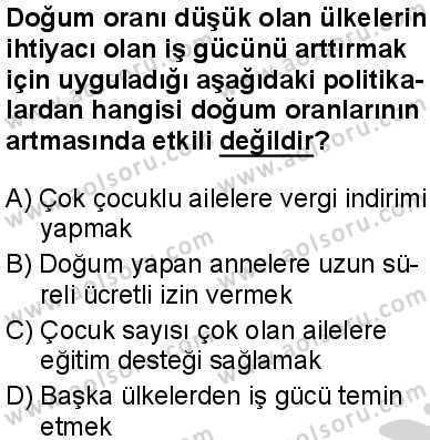 Seçmeli Coğrafya 1 Dersi 2024-2025 yılı 2. Dönem sınavı 3. Soru Seçmeli Coğrafya 1 Dersi 2024-2025 yılı 2. Dönem sınavı 3. Soru