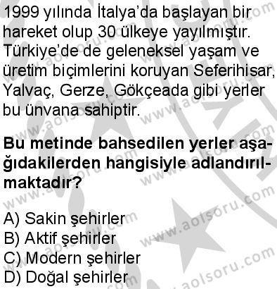 Seçmeli Coğrafya 1 Dersi 2024-2025 yılı 2. Dönem sınavı 5. Soru Seçmeli Coğrafya 1 Dersi 2024-2025 yılı 2. Dönem sınavı 5. Soru