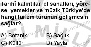 Seçmeli Coğrafya 3 Dersi 2024-2025 yılı 2. Dönem sınavı 10. Soru Seçmeli Coğrafya 3 Dersi 2024-2025 yılı 2. Dönem sınavı 10. Soru