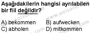 Almanca 1 Dersi 2024-2025 yılı 2. Dönem sınavı 9. Soru Almanca 1 Dersi 2024-2025 yılı 2. Dönem sınavı 9. Soru