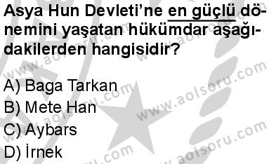 Seçmeli Ortak Türk Tarihi 1 Dersi 2024-2025 yılı 2. Dönem sınavı 3. Soru Seçmeli Ortak Türk Tarihi 1 Dersi 2024-2025 yılı 2. Dönem sınavı 3. Soru