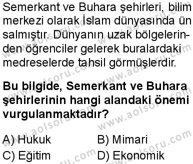 Seçmeli Ortak Türk Tarihi 1 Dersi 2024-2025 yılı 2. Dönem sınavı 9. Soru Seçmeli Ortak Türk Tarihi 1 Dersi 2024-2025 yılı 2. Dönem sınavı 9. Soru