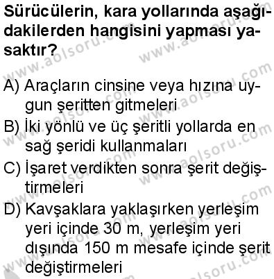 Sağlık Bilgisi ve Trafik Kültürü 2 Dersi 2024-2025 yılı 2. Dönem sınavı 3. Soru Sağlık Bilgisi ve Trafik Kültürü 2 Dersi 2024-2025 yılı 2. Dönem sınavı 3. Soru