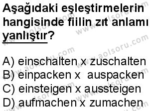 Almanca 5 Dersi 2024-2025 yılı 2. Dönem sınavı 10. Soru Almanca 5 Dersi 2024-2025 yılı 2. Dönem sınavı 10. Soru