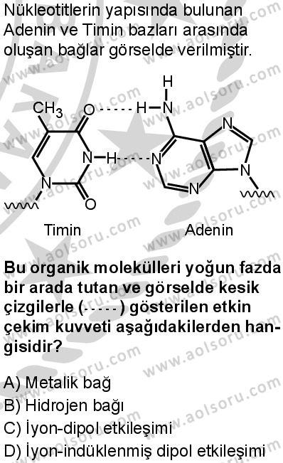 Kimya 2 Dersi 2024-2025 yılı 2. Dönem sınavı 4. Soru Kimya 2 Dersi 2024-2025 yılı 2. Dönem sınavı 4. Soru