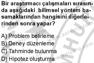 Biyoloji 1 Dersi 2024-2025 yılı 2. Dönem sınavı 2. Soru Biyoloji 1 Dersi 2024-2025 yılı 2. Dönem sınavı 2. Soru