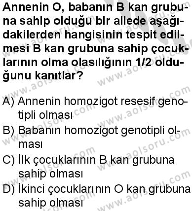 Biyoloji 3 Dersi 2024-2025 yılı 2. Dönem sınavı 7. Soru Biyoloji 3 Dersi 2024-2025 yılı 2. Dönem sınavı 7. Soru