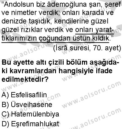 Temel Dini Bilgiler 1 Dersi 2024-2025 yılı 2. Dönem sınavı 2. Soru Temel Dini Bilgiler 1 Dersi 2024-2025 yılı 2. Dönem sınavı 2. Soru