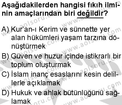 Fıkıh 1 Dersi 2024-2025 yılı 2. Dönem sınavı 1. Soru Fıkıh 1 Dersi 2024-2025 yılı 2. Dönem sınavı 1. Soru