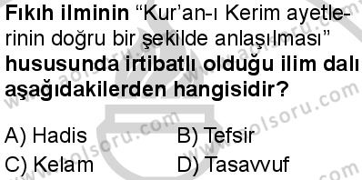 Fıkıh 1 Dersi 2024-2025 yılı 2. Dönem sınavı 2. Soru Fıkıh 1 Dersi 2024-2025 yılı 2. Dönem sınavı 2. Soru