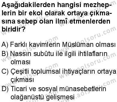 Fıkıh 1 Dersi 2024-2025 yılı 2. Dönem sınavı 5. Soru Fıkıh 1 Dersi 2024-2025 yılı 2. Dönem sınavı 5. Soru