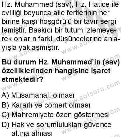 Seçmeli Peygamberimizin Hayatı 2 Dersi 2024-2025 yılı 2. Dönem sınavı 1. Soru Seçmeli Peygamberimizin Hayatı 2 Dersi 2024-2025 yılı 2. Dönem sınavı 1. Soru