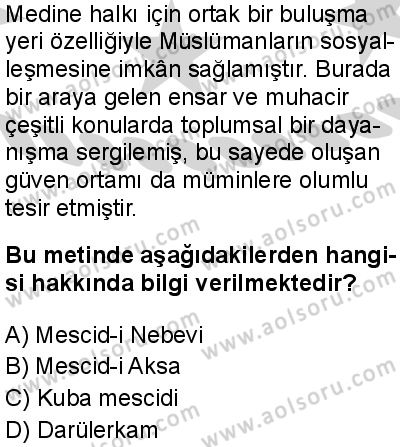 Seçmeli Peygamberimizin Hayatı 2 Dersi 2024-2025 yılı 2. Dönem sınavı 5. Soru Seçmeli Peygamberimizin Hayatı 2 Dersi 2024-2025 yılı 2. Dönem sınavı 5. Soru