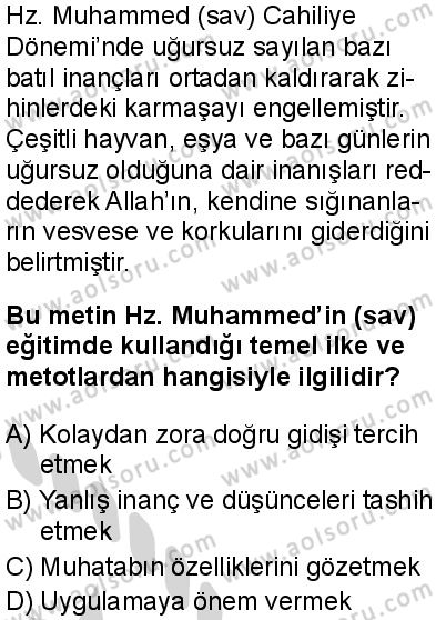 Seçmeli Peygamberimizin Hayatı 5 Dersi 2024-2025 yılı 2. Dönem sınavı 7. Soru Seçmeli Peygamberimizin Hayatı 5 Dersi 2024-2025 yılı 2. Dönem sınavı 7. Soru