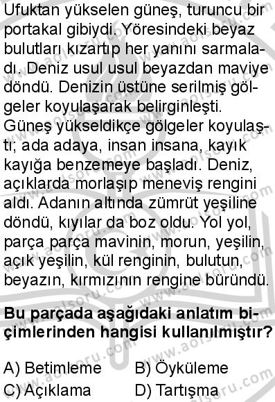 Türk Dili ve Edebiyatı 7 Dersi 2024-2025 yılı 2. Dönem sınavı 4. Soru Türk Dili ve Edebiyatı 7 Dersi 2024-2025 yılı 2. Dönem sınavı 4. Soru