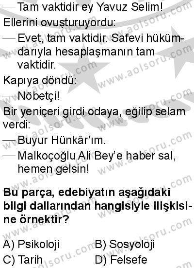Türk Dili ve Edebiyatı 7 Dersi 2024-2025 yılı 2. Dönem sınavı 5. Soru Türk Dili ve Edebiyatı 7 Dersi 2024-2025 yılı 2. Dönem sınavı 5. Soru