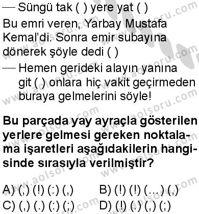 Türk Dili ve Edebiyatı 8 Dersi 2024-2025 yılı 2. Dönem sınavı 7. Soru Türk Dili ve Edebiyatı 8 Dersi 2024-2025 yılı 2. Dönem sınavı 7. Soru