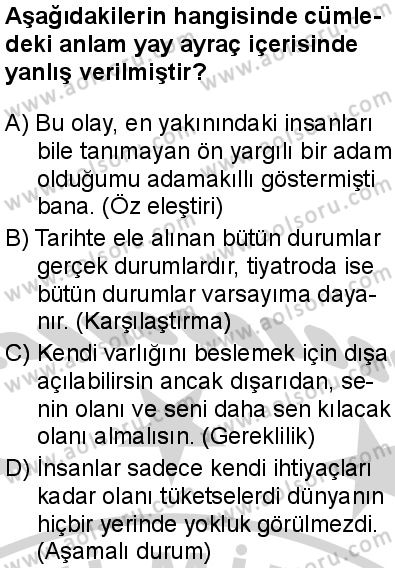 Türk Dili ve Edebiyatı 8 Dersi 2024-2025 yılı 2. Dönem sınavı 8. Soru Türk Dili ve Edebiyatı 8 Dersi 2024-2025 yılı 2. Dönem sınavı 8. Soru