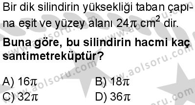 Seçmeli Matematik 2 Dersi 2024-2025 yılı 2. Dönem sınavı 7. Soru Seçmeli Matematik 2 Dersi 2024-2025 yılı 2. Dönem sınavı 7. Soru