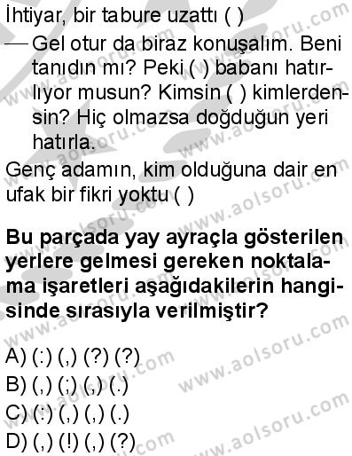 Seçmeli Türk Dili ve Edebiyatı 4 Dersi 2024-2025 yılı 2. Dönem sınavı 8. Soru Seçmeli Türk Dili ve Edebiyatı 4 Dersi 2024-2025 yılı 2. Dönem sınavı 8. Soru
