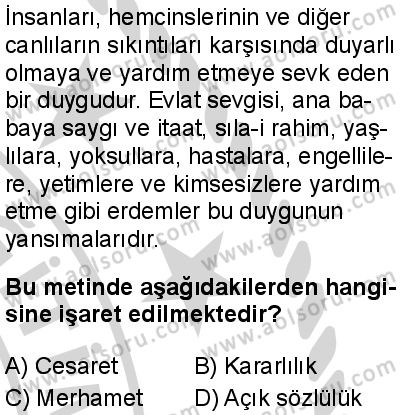 İslam Kültür ve Medeniyeti 1 Dersi 2024-2025 yılı 2. Dönem sınavı 6. Soru İslam Kültür ve Medeniyeti 1 Dersi 2024-2025 yılı 2. Dönem sınavı 6. Soru