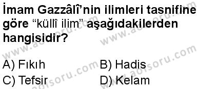 Kelam 1 Dersi 2024-2025 yılı 2. Dönem sınavı 4. Soru Kelam 1 Dersi 2024-2025 yılı 2. Dönem sınavı 4. Soru