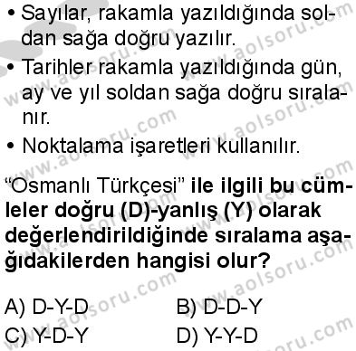Osmanlı Türkçesi 1 Dersi 2024-2025 yılı 2. Dönem sınavı 1. Soru Osmanlı Türkçesi 1 Dersi 2024-2025 yılı 2. Dönem sınavı 1. Soru