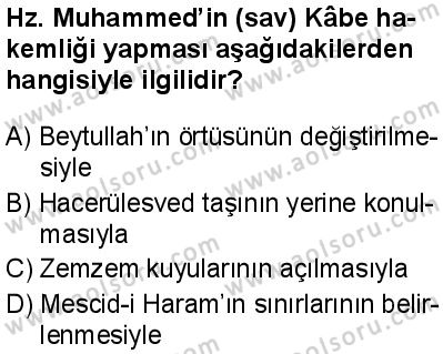 Siyer 1 Dersi 2024-2025 yılı 2. Dönem sınavı 8. Soru Siyer 1 Dersi 2024-2025 yılı 2. Dönem sınavı 8. Soru