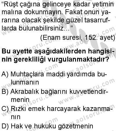 Din Kültürü ve Ahlak Bilgisi 8 Dersi 2024-2025 yılı 2. Dönem sınavı 3. Soru Din Kültürü ve Ahlak Bilgisi 8 Dersi 2024-2025 yılı 2. Dönem sınavı 3. Soru