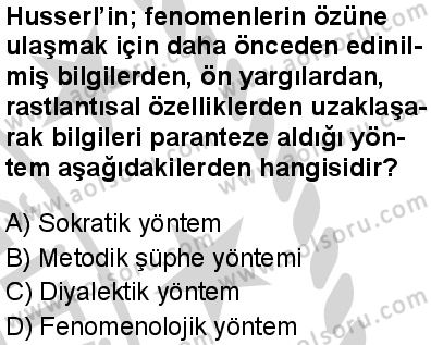 Felsefe 4 Dersi 2024-2025 yılı 2. Dönem sınavı 8. Soru Felsefe 4 Dersi 2024-2025 yılı 2. Dönem sınavı 8. Soru