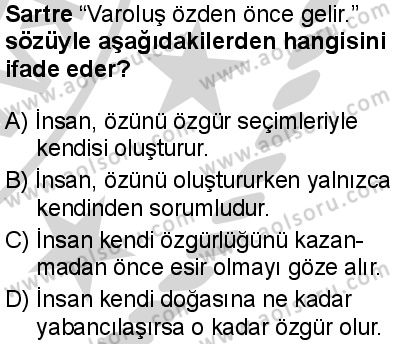 Felsefe 4 Dersi 2024-2025 yılı 2. Dönem sınavı 9. Soru Felsefe 4 Dersi 2024-2025 yılı 2. Dönem sınavı 9. Soru