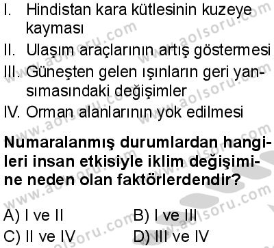 Coğrafya 2 Dersi 2024-2025 yılı 2. Dönem sınavı 1. Soru Coğrafya 2 Dersi 2024-2025 yılı 2. Dönem sınavı 1. Soru