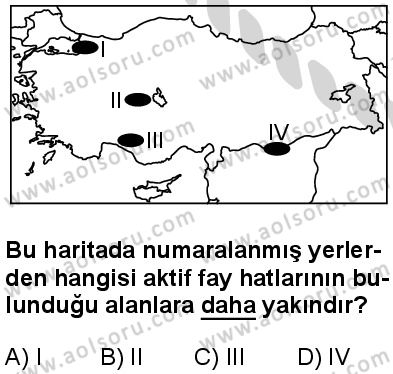 Coğrafya 2 Dersi 2024-2025 yılı 2. Dönem sınavı 3. Soru Coğrafya 2 Dersi 2024-2025 yılı 2. Dönem sınavı 3. Soru
