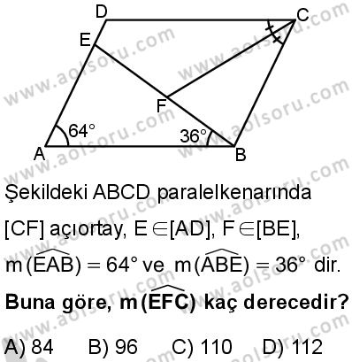 Matematik 4 Dersi 2024-2025 yılı 2. Dönem sınavı 6. Soru Matematik 4 Dersi 2024-2025 yılı 2. Dönem sınavı 6. Soru