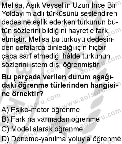 Seçmeli Psikoloji 2 Dersi 2024-2025 yılı 2. Dönem sınavı 2. Soru Seçmeli Psikoloji 2 Dersi 2024-2025 yılı 2. Dönem sınavı 2. Soru