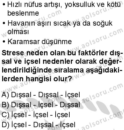 Seçmeli Psikoloji 2 Dersi 2024-2025 yılı 2. Dönem sınavı 7. Soru Seçmeli Psikoloji 2 Dersi 2024-2025 yılı 2. Dönem sınavı 7. Soru