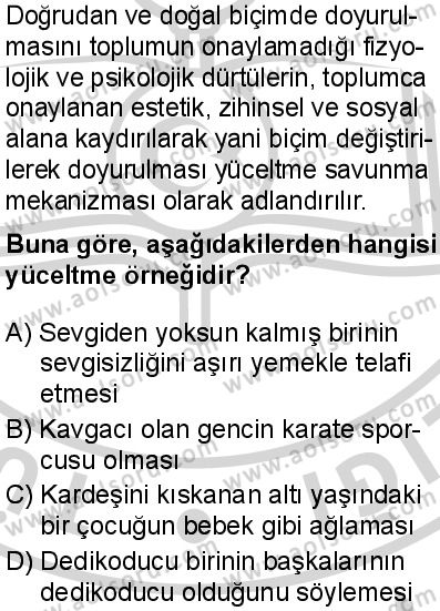 Seçmeli Psikoloji 2 Dersi 2024-2025 yılı 2. Dönem sınavı 9. Soru Seçmeli Psikoloji 2 Dersi 2024-2025 yılı 2. Dönem sınavı 9. Soru