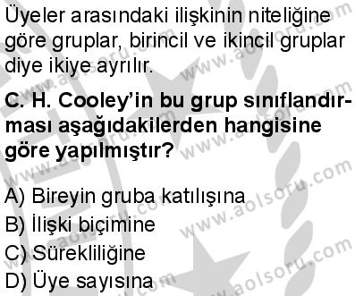 Seçmeli Sosyoloji 1 Dersi 2024-2025 yılı 2. Dönem sınavı 2. Soru Seçmeli Sosyoloji 1 Dersi 2024-2025 yılı 2. Dönem sınavı 2. Soru
