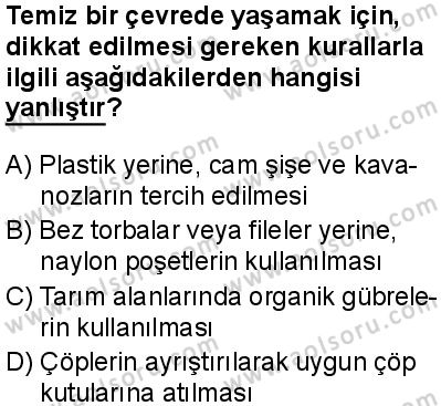 Sağlık Bilgisi ve Trafik Kültürü 1 Dersi 2024-2025 yılı 2. Dönem sınavı 3. Soru Sağlık Bilgisi ve Trafik Kültürü 1 Dersi 2024-2025 yılı 2. Dönem sınavı 3. Soru