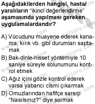 Sağlık Bilgisi ve Trafik Kültürü 1 Dersi 2024-2025 yılı 2. Dönem sınavı 9. Soru Sağlık Bilgisi ve Trafik Kültürü 1 Dersi 2024-2025 yılı 2. Dönem sınavı 9. Soru