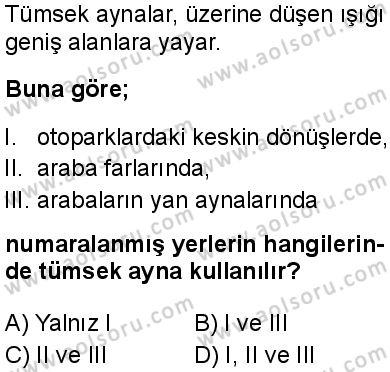 Fizik 4 Dersi 2024-2025 yılı 2. Dönem sınavı 9. Soru Fizik 4 Dersi 2024-2025 yılı 2. Dönem sınavı 9. Soru
