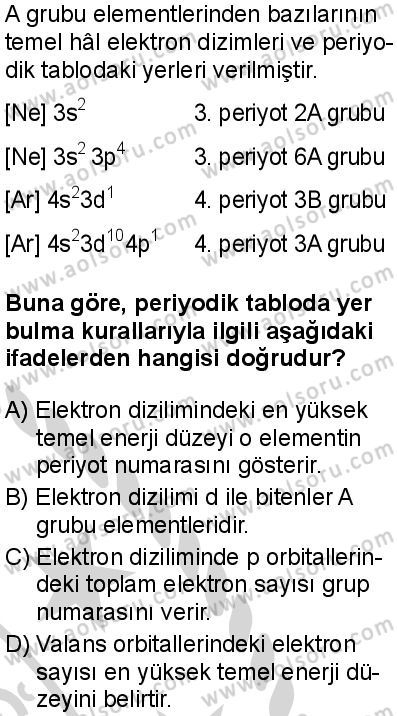 Kimya 1 Dersi 2024-2025 yılı 2. Dönem sınavı 5. Soru Kimya 1 Dersi 2024-2025 yılı 2. Dönem sınavı 5. Soru