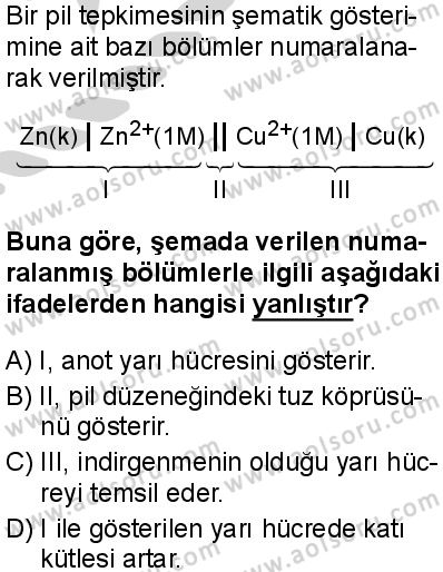 Seçmeli Kimya 3 Dersi 2024-2025 yılı 2. Dönem sınavı 4. Soru Seçmeli Kimya 3 Dersi 2024-2025 yılı 2. Dönem sınavı 4. Soru